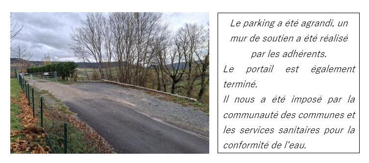 Travaux 2025 Parking